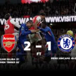 ผลบอล อาร์เซน่อล 2-1 เชลซี : “ทิมเบอร์” โชว์โขกสุดเท่ รั้งจ่าฝูง 5 แต้ม