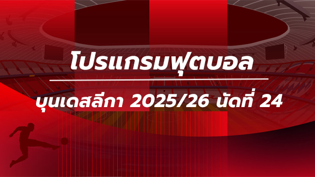 โปรแกรมฟุตบอลบุนเดสลีกา นัดที่24