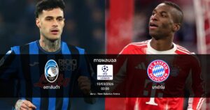 ทายผลบอล แชมเปี้ยนส์ ลีก : อตาลันต้า พบ บาเยิร์น (10/03/2026)