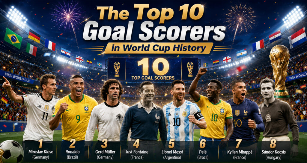 The Top 10 Goal Scorers in World Cup History