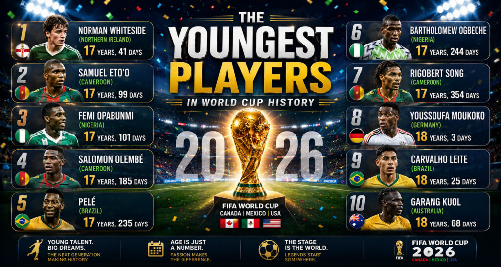 The Youngest Players in World Cup History