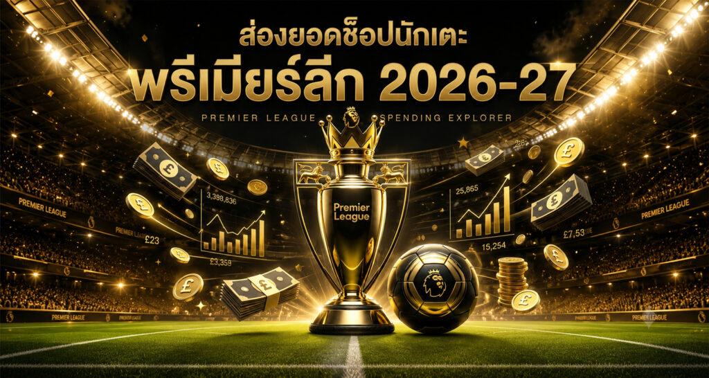 ส่องยอดช็อปนักเตะ พรีเมียร์ลีก 2026-27