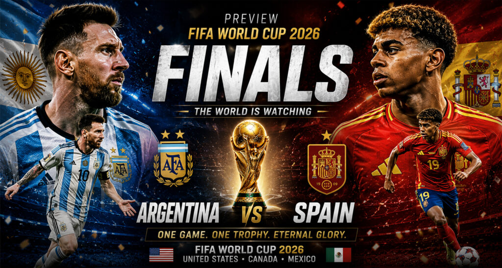Preview Fifa world cup 2026 FINALS Argentina VS Spain